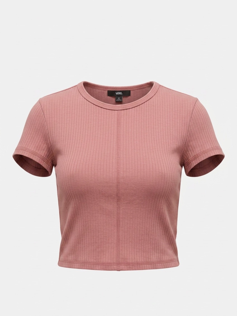 Vans Dusty Rose Ribbed Crop Top size XS